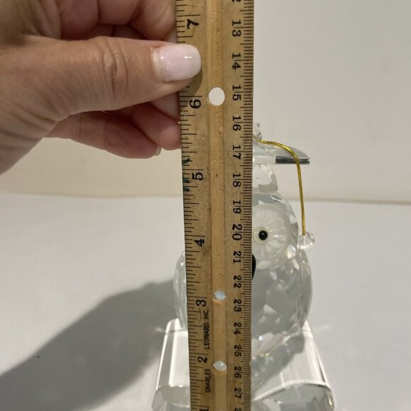 Shannon Crystal Graduation Owl Figurine with Mortar Board Sitting on a Book 5.5" - Picture 10 of 12